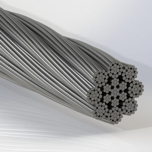 Fabricant câble en acier inoxydable, semi-flexible, très flexible câble en  acier inoxydable